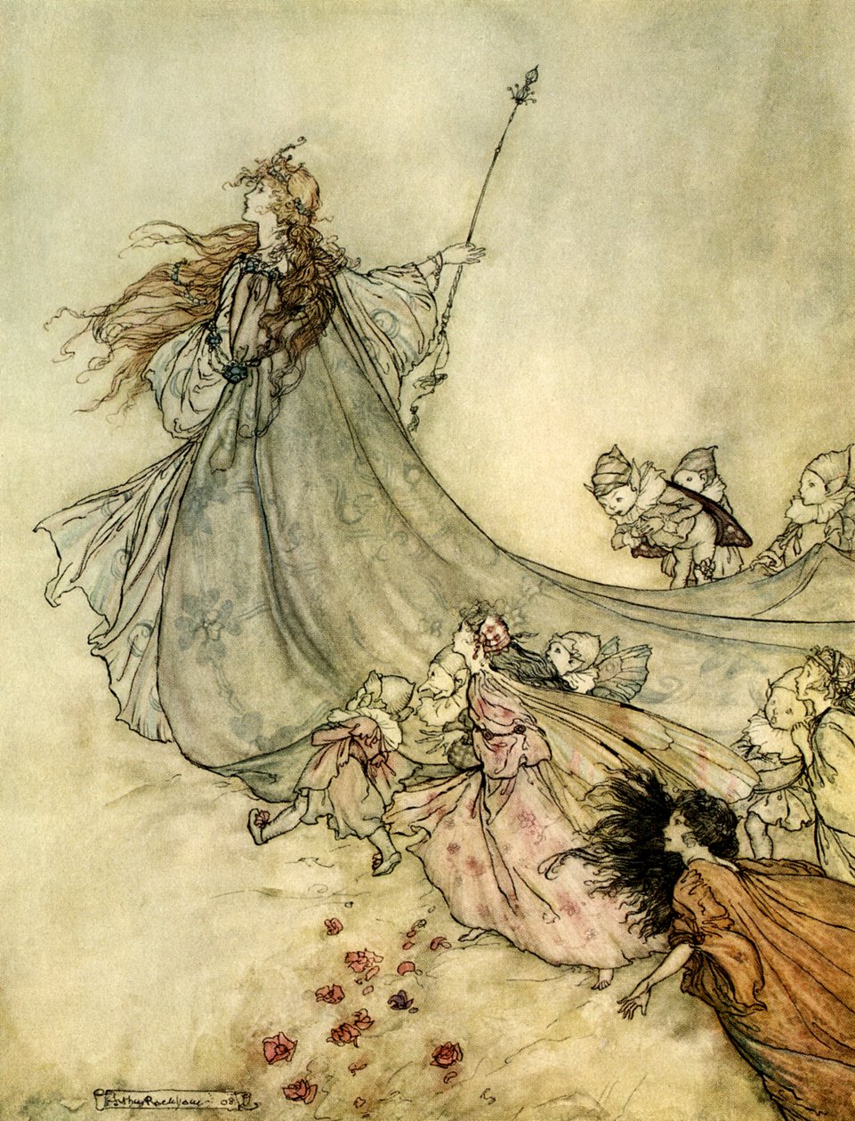 Een Midzomernachtsdroom door Arthur Rackham
