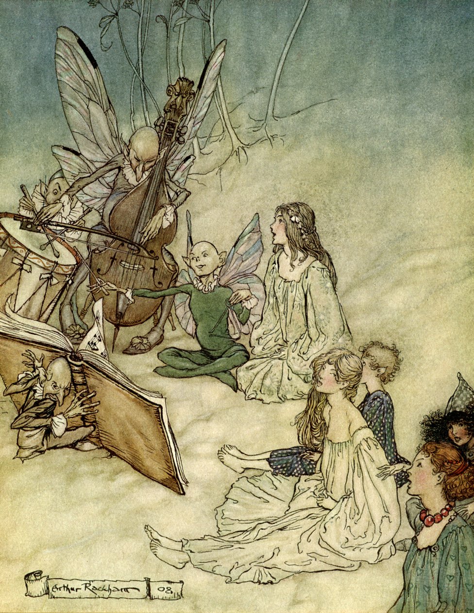 Een Midzomernachtsdroom door Arthur Rackham