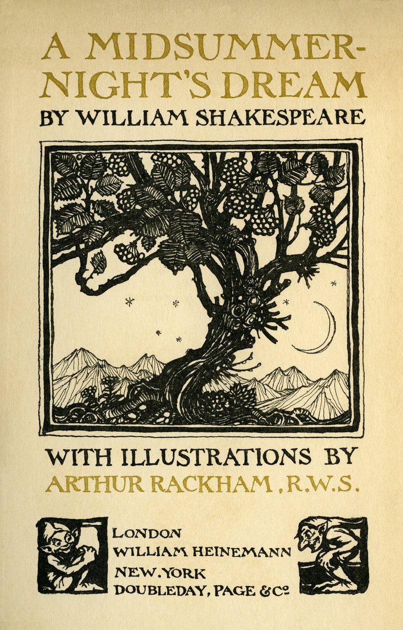 Een midzomernachtsdroom door Arthur Rackham