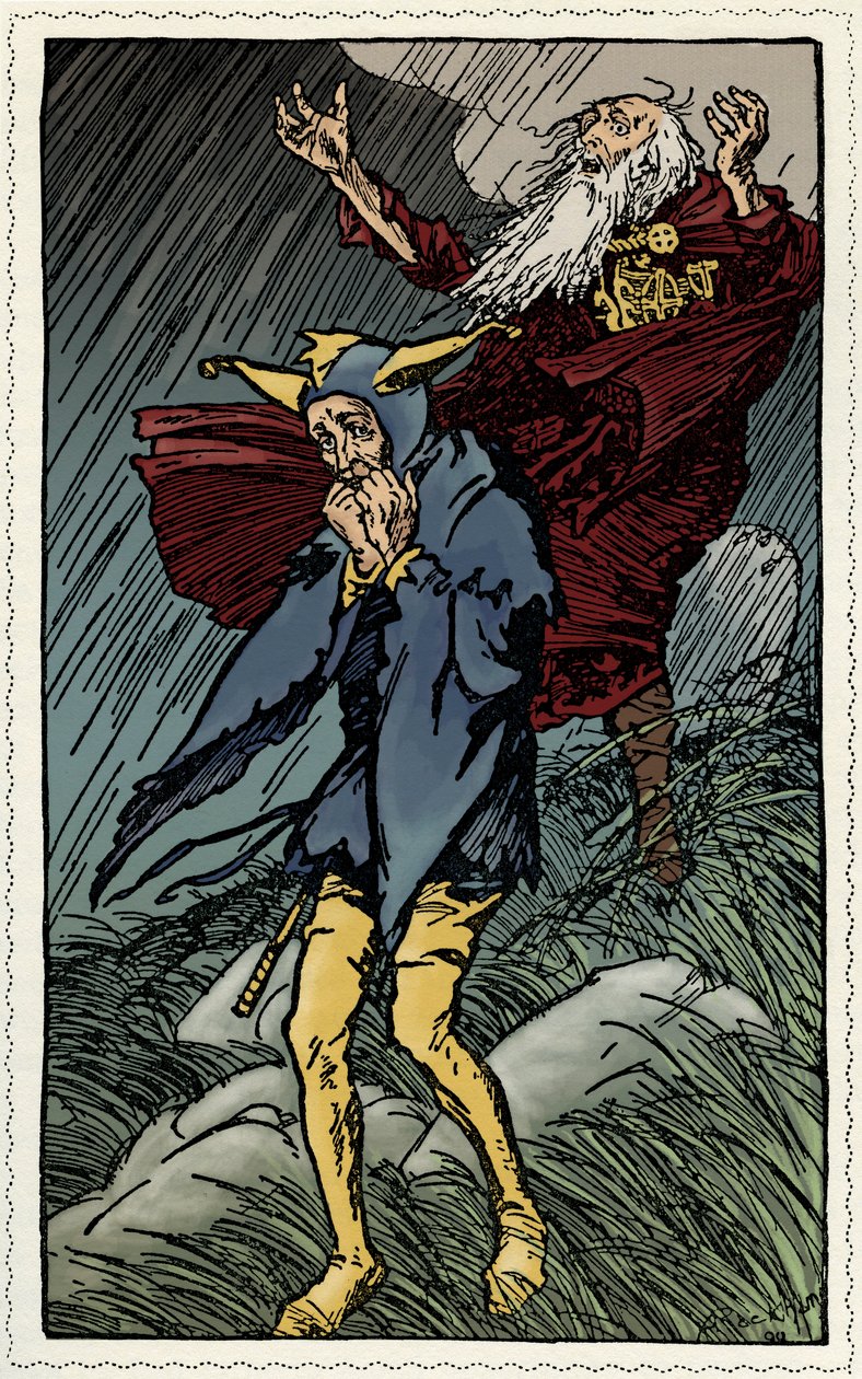 Koning Lear door Arthur Rackham
