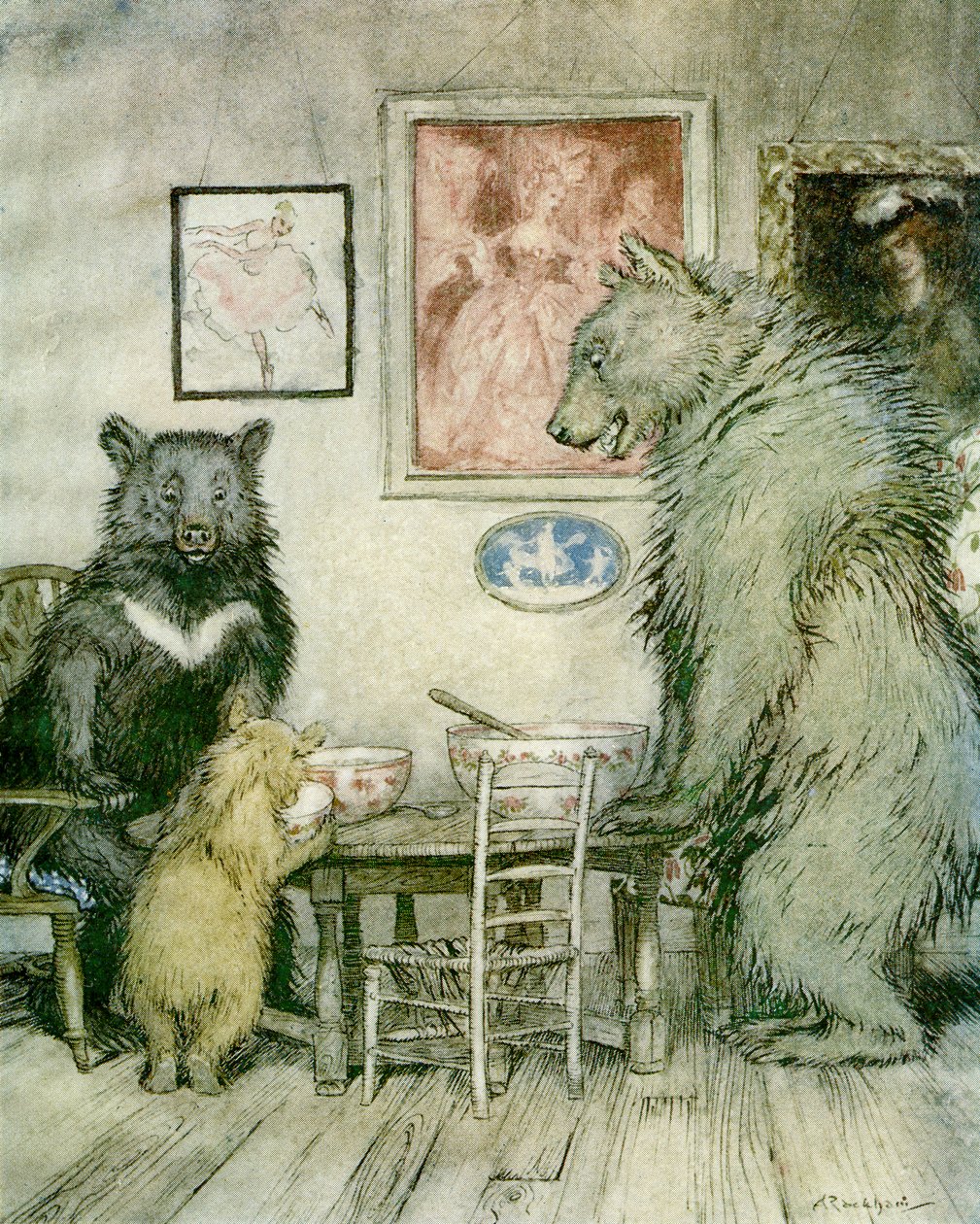 De drie beren door Arthur Rackham