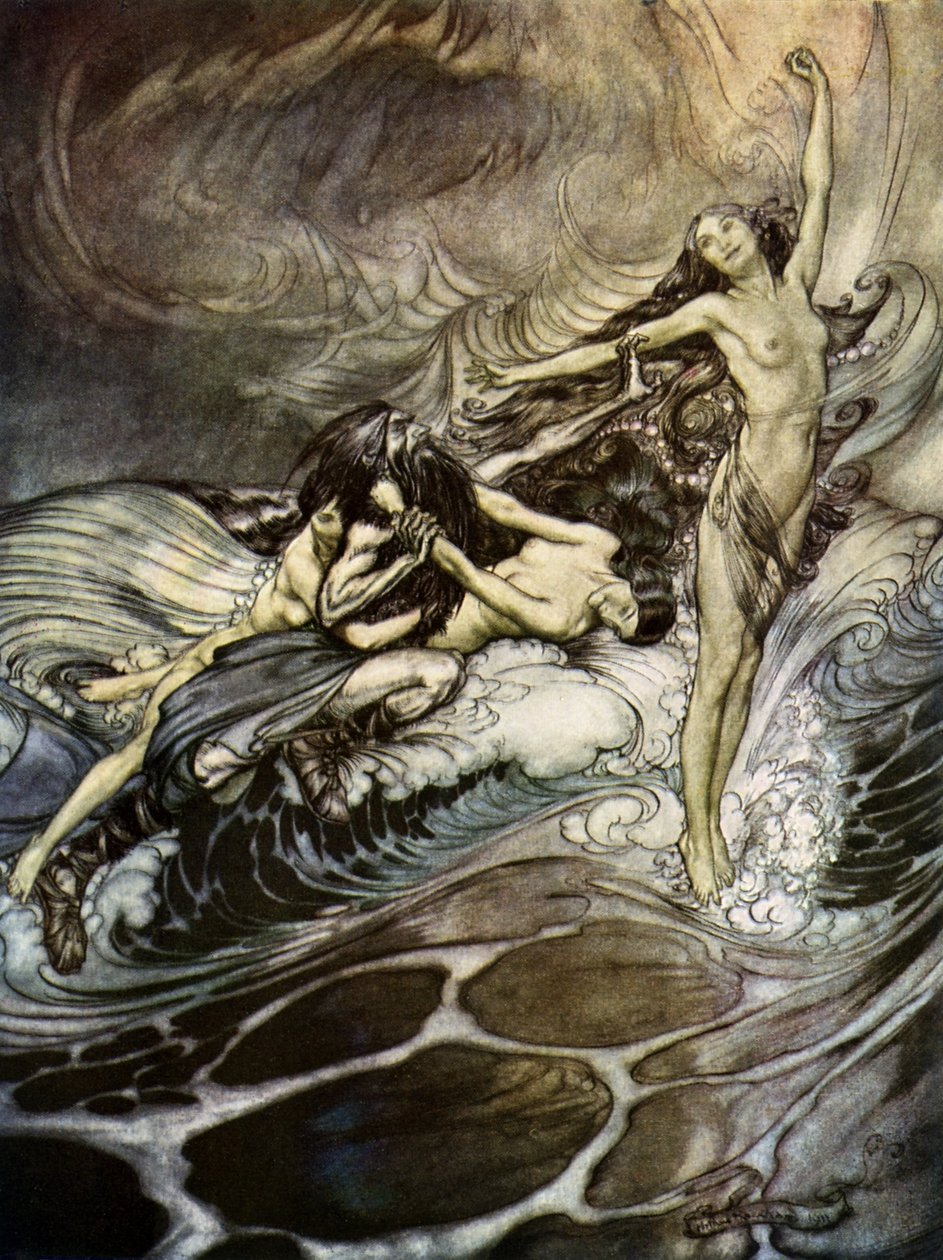 De Schemering van de Goden door Arthur Rackham