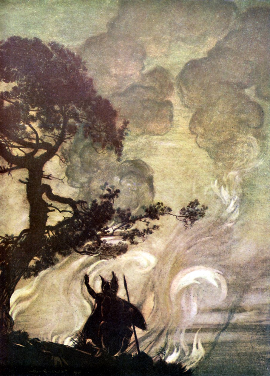 De Walkure door Arthur Rackham