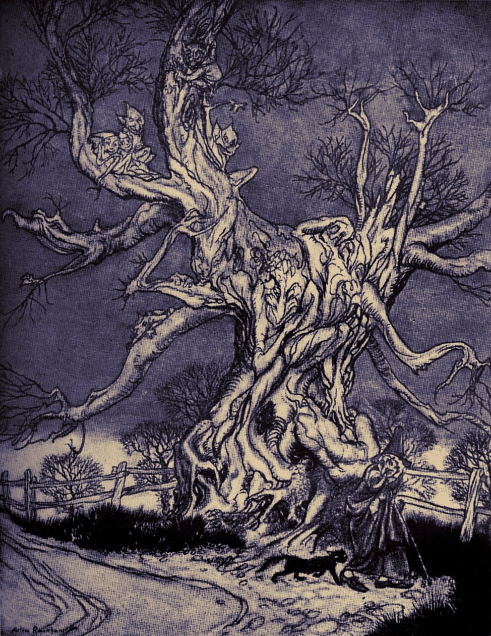 De Legende van Sleepy Hollow door Arthur Rackham