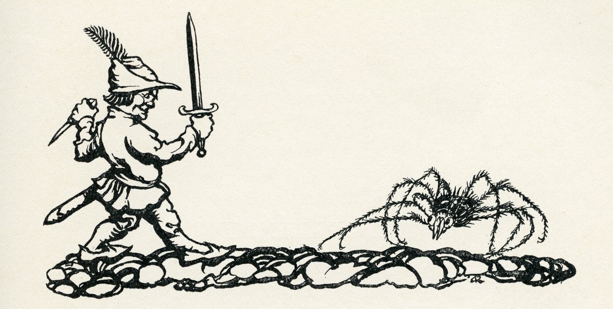 Klein Duimpje door Arthur Rackham