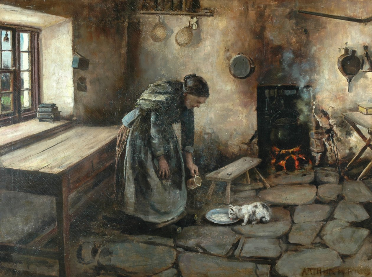 Boerderij interieur door Arthur Rigg