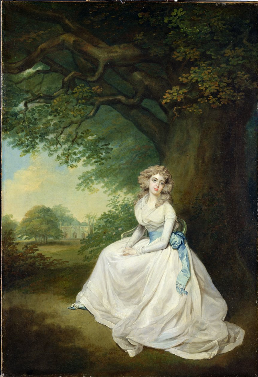 Lady Chambers, c.1789 door Arthur William Devis