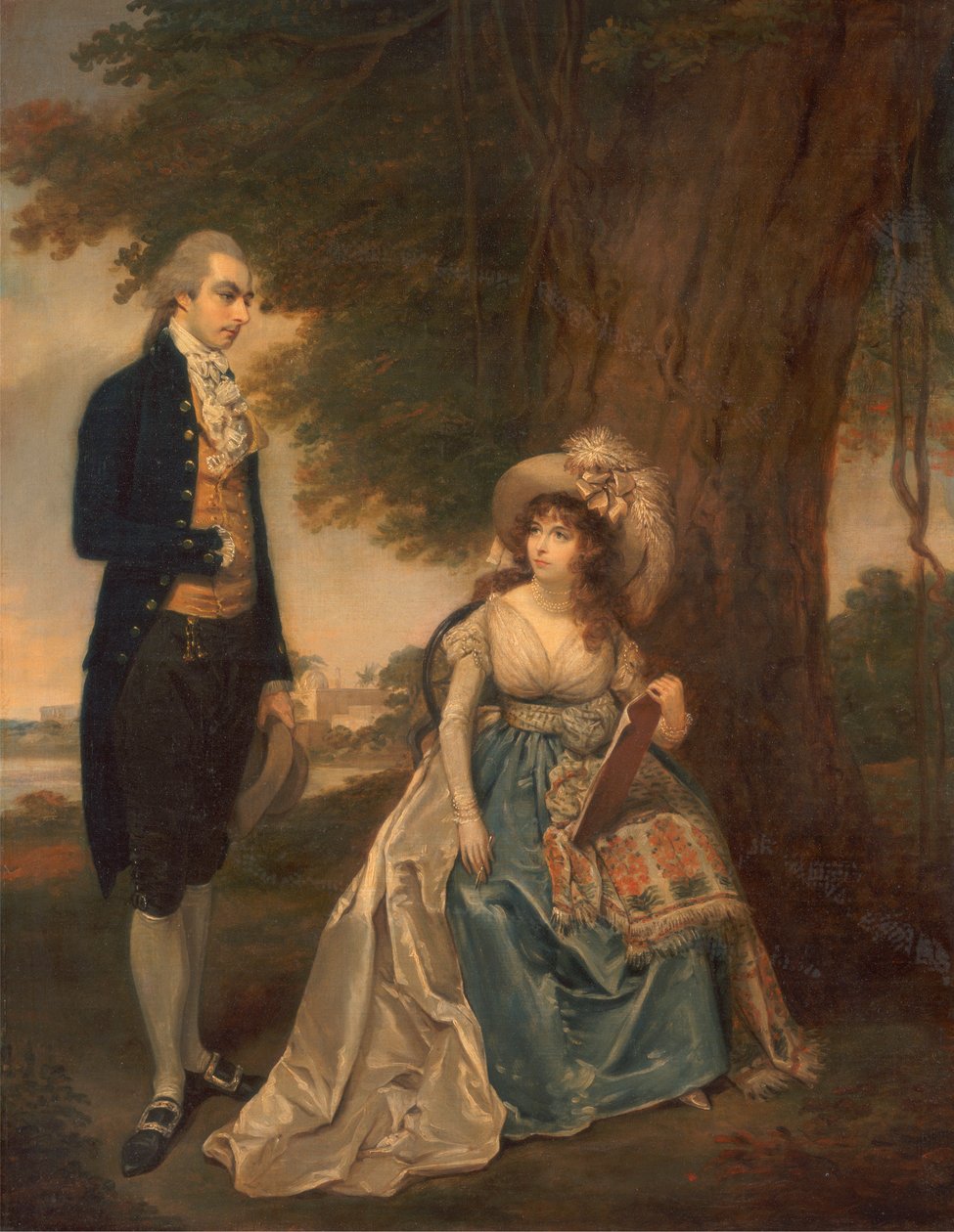 De heer en mevrouw Fraser door Arthur William Devis