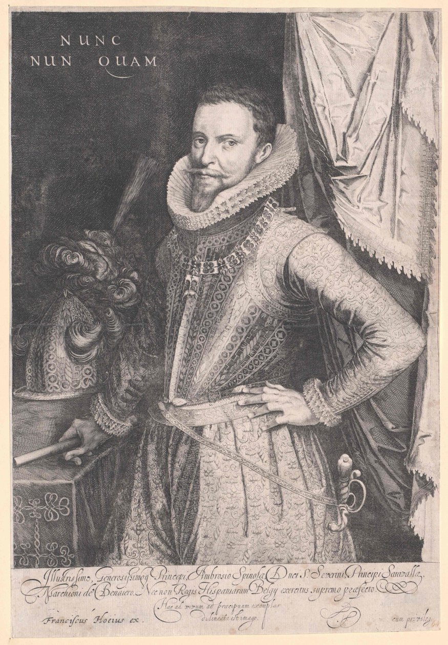 1e hertog van Sexto Spinola door Artist Unknown