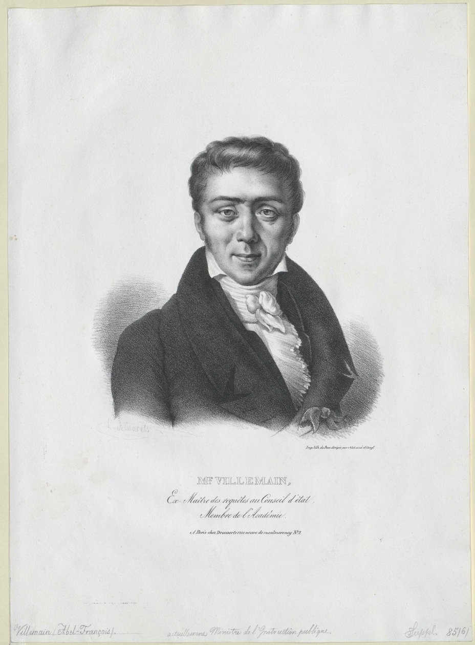 Abel-Francois Villemain door Artist Unknown