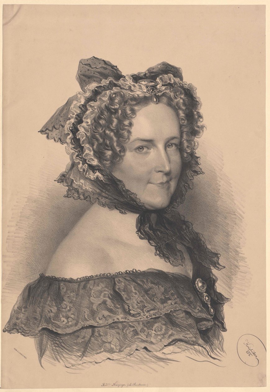 Amalie Haizinger door Artist Unknown