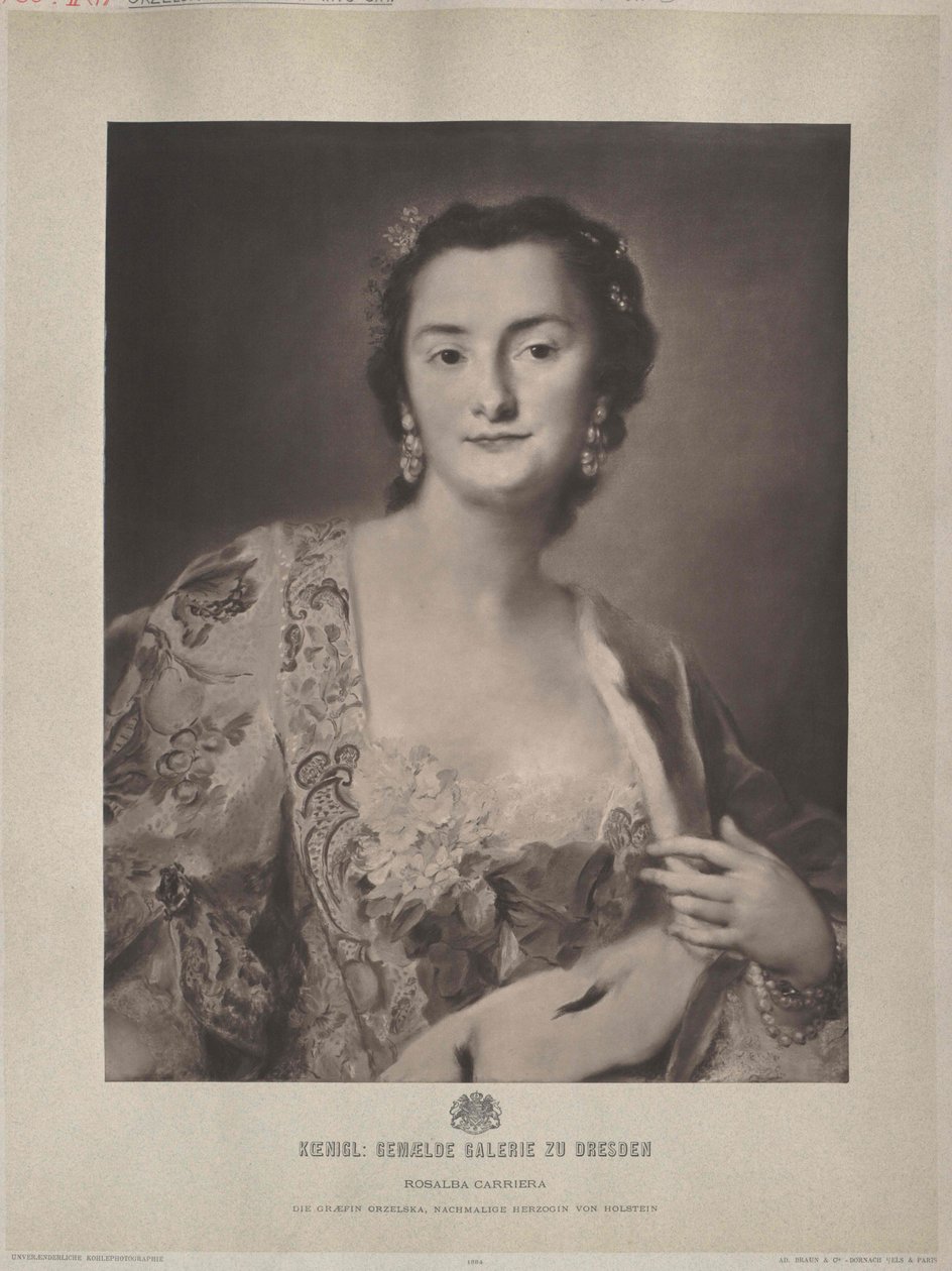 Anna Caroline gravin Orzelska door Artist Unknown