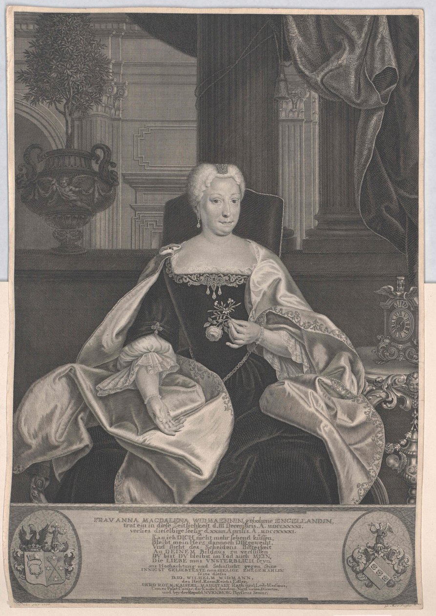 Anna Magdalena Engelland door Artist Unknown