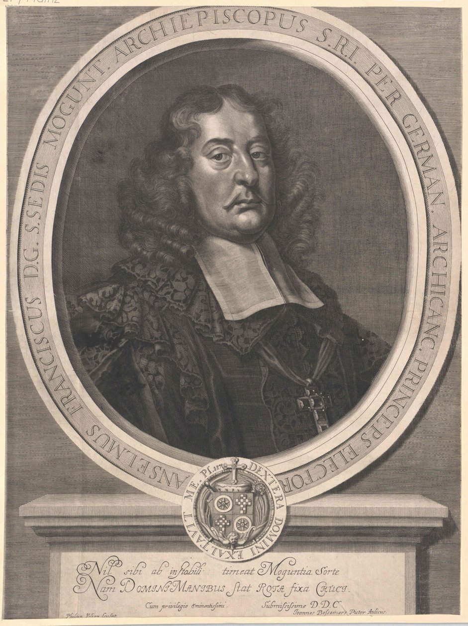 Anselm Franz von Ingelheim (prent) door Artist Unknown