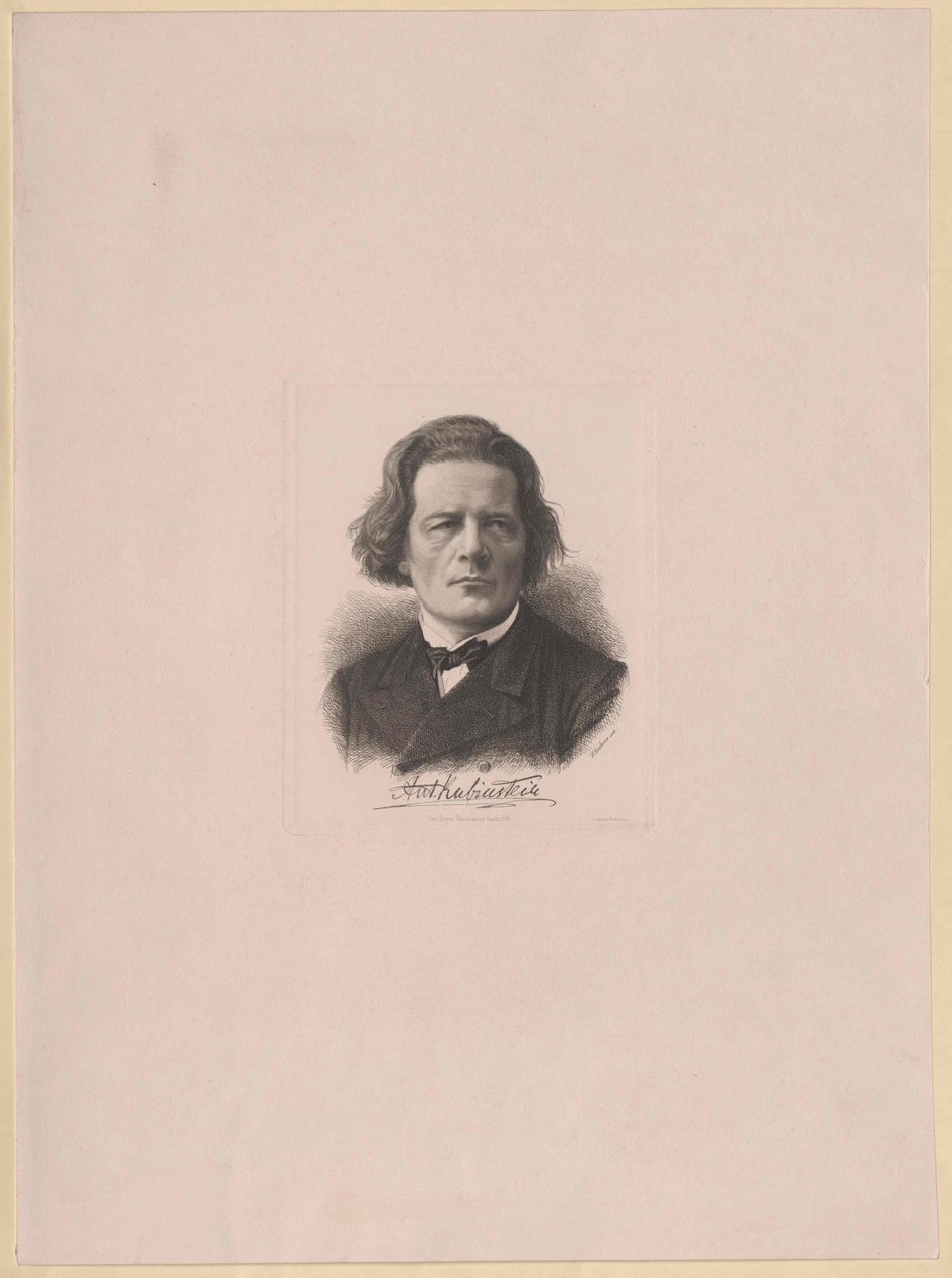 Anton Rubinstein door Artist Unknown