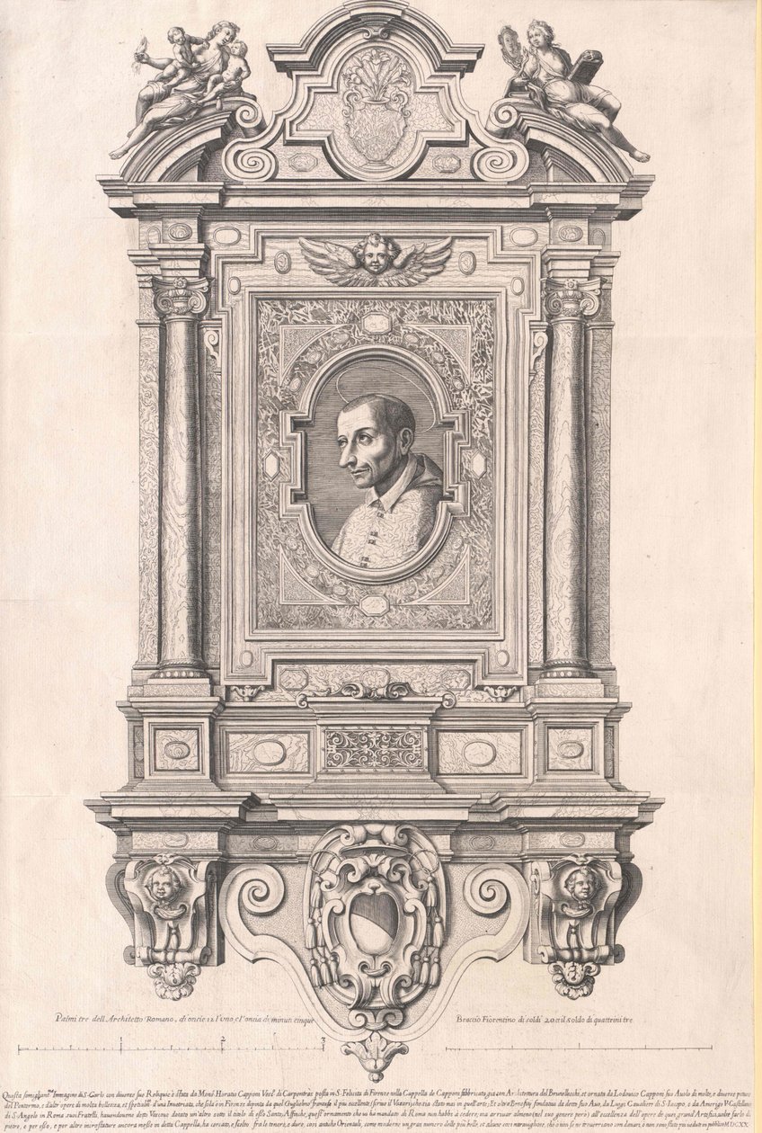 Carlo Borromeo (afdruk) door Artist Unknown
