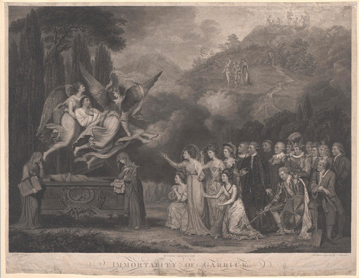 David Garrick door Artist Unknown