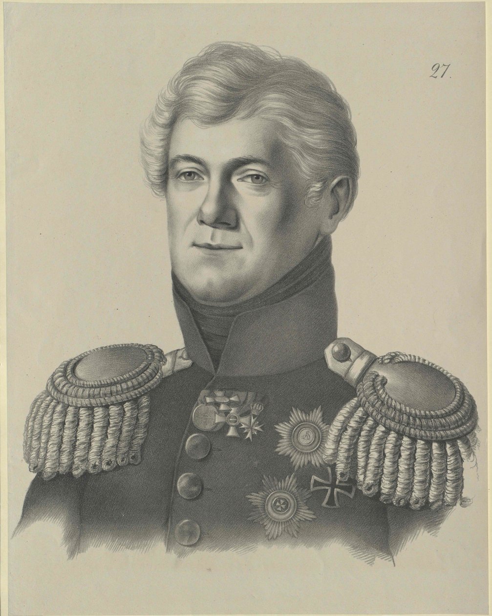 Dimitrij Vladimirovich graaf Galitzin door Artist Unknown