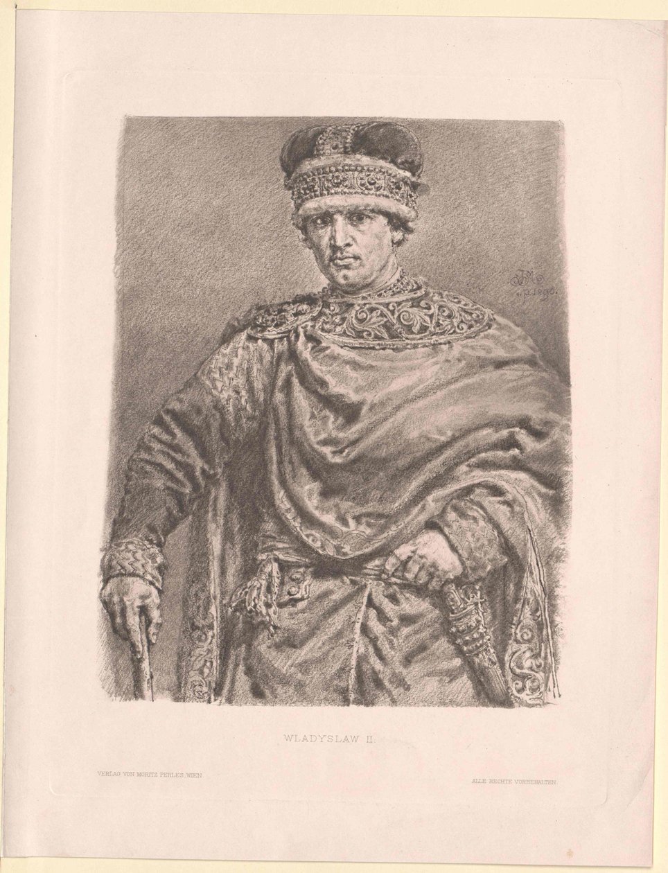 Hertog van Polen Vladislav II door Artist Unknown