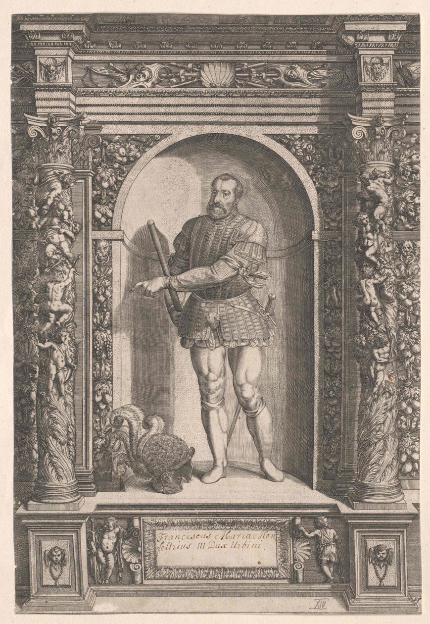 Duke of Urbino Franz Maria von Rovere door Artist Unknown