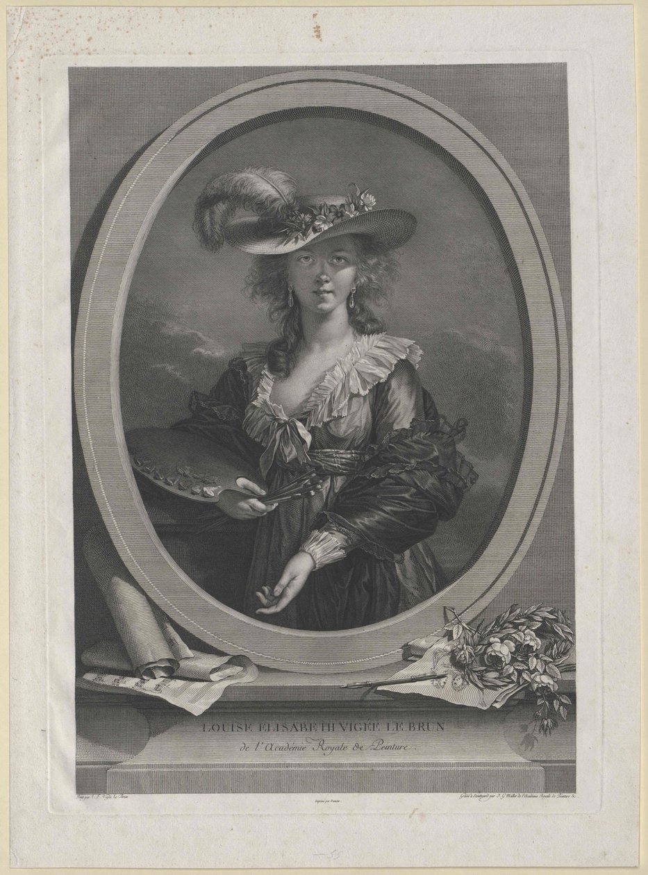 Elisabeth Vigee-Lebrun door Artist Unknown