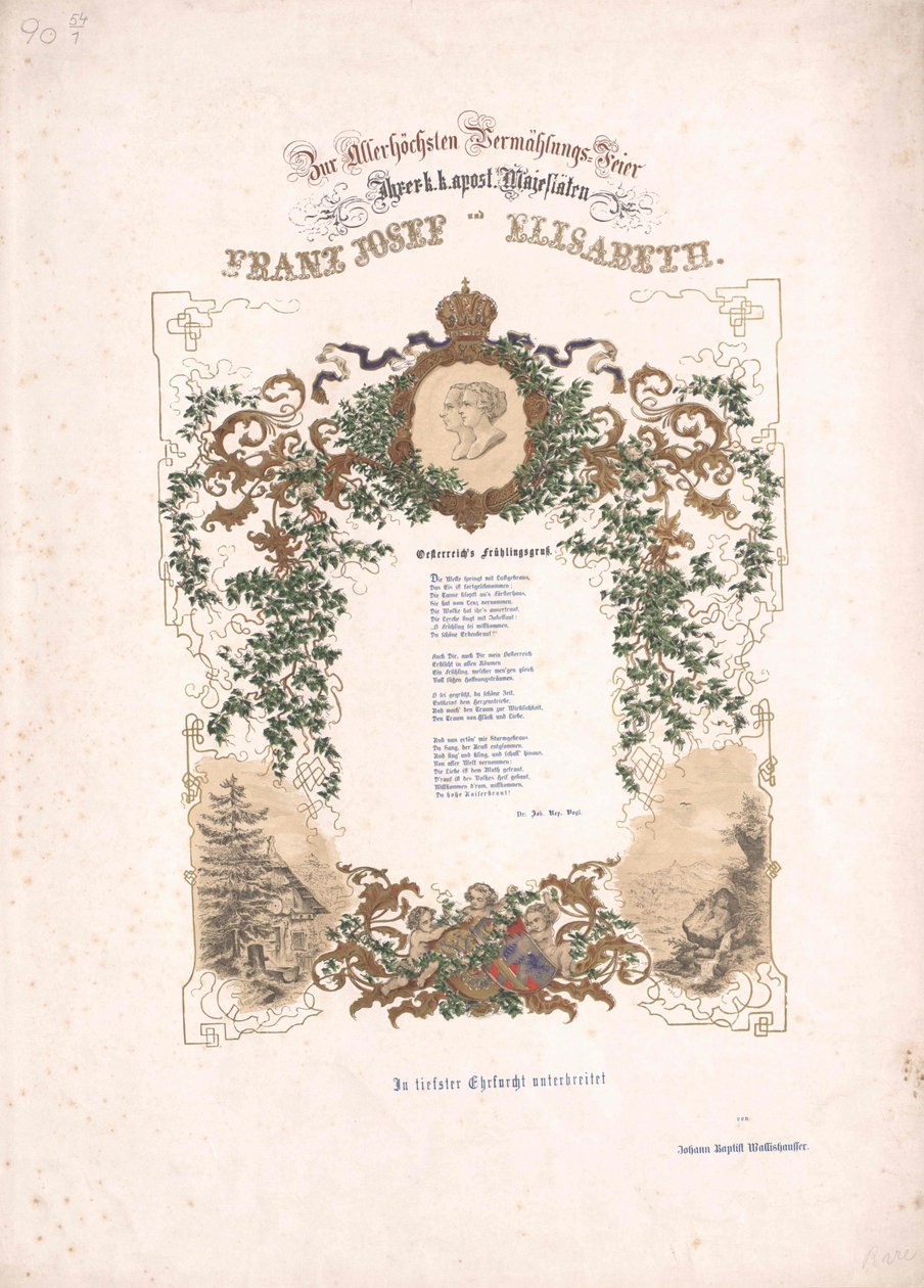 Keizer van Oostenrijk Franz Joseph I door Artist Unknown
