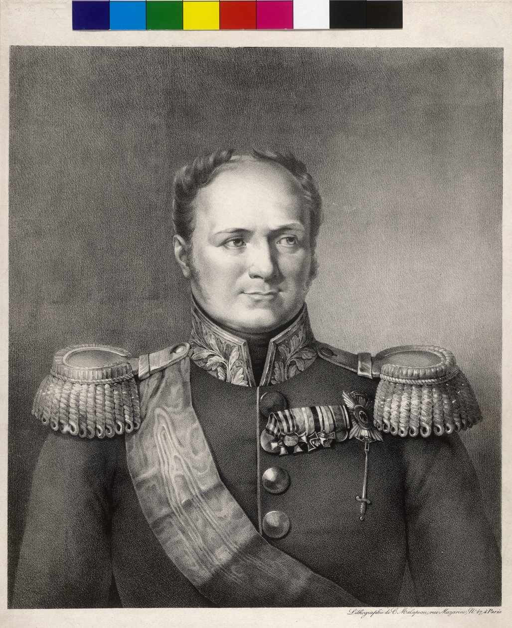 Keizer van Rusland Alexander I door Artist Unknown