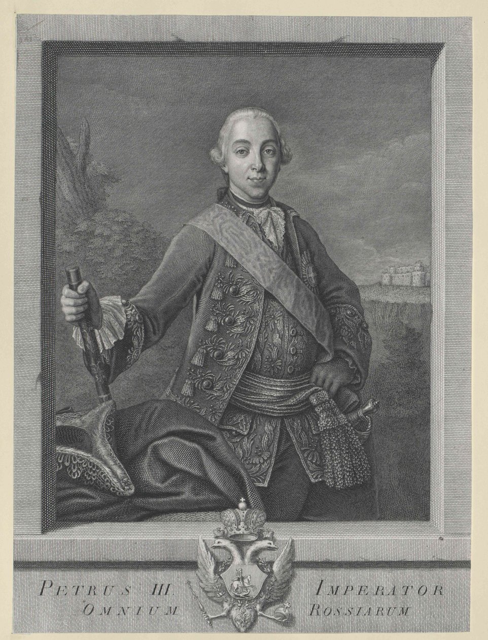 Keizer van Rusland Peter III door Artist Unknown