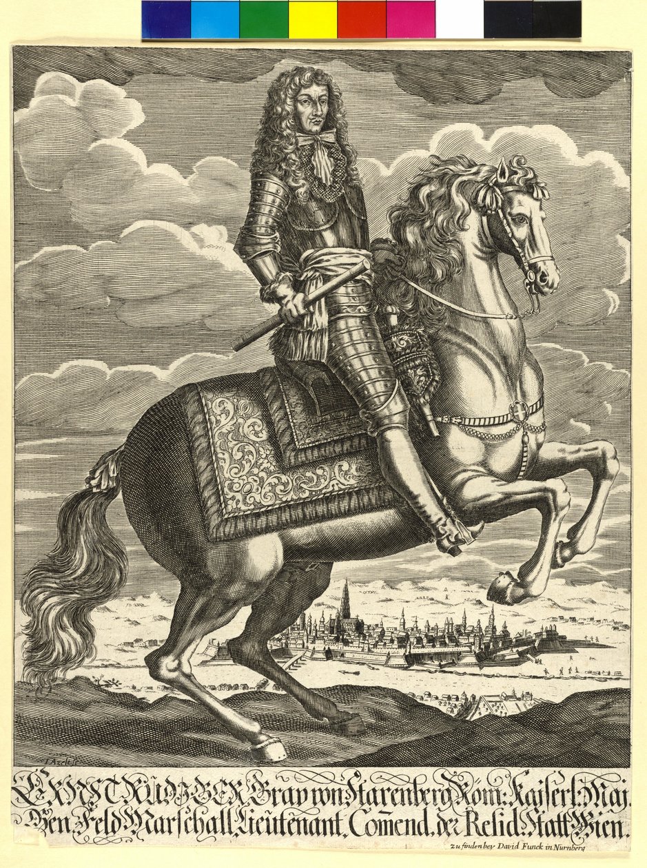 Ernst Roger graaf Starhemberg door Artist Unknown