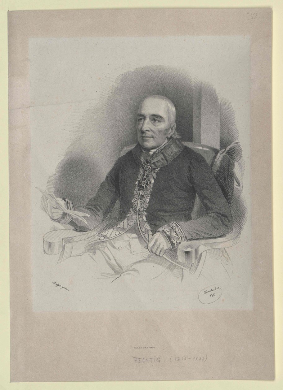 Ferdinand baron Fechtig-Fechtenberg door Artist Unknown