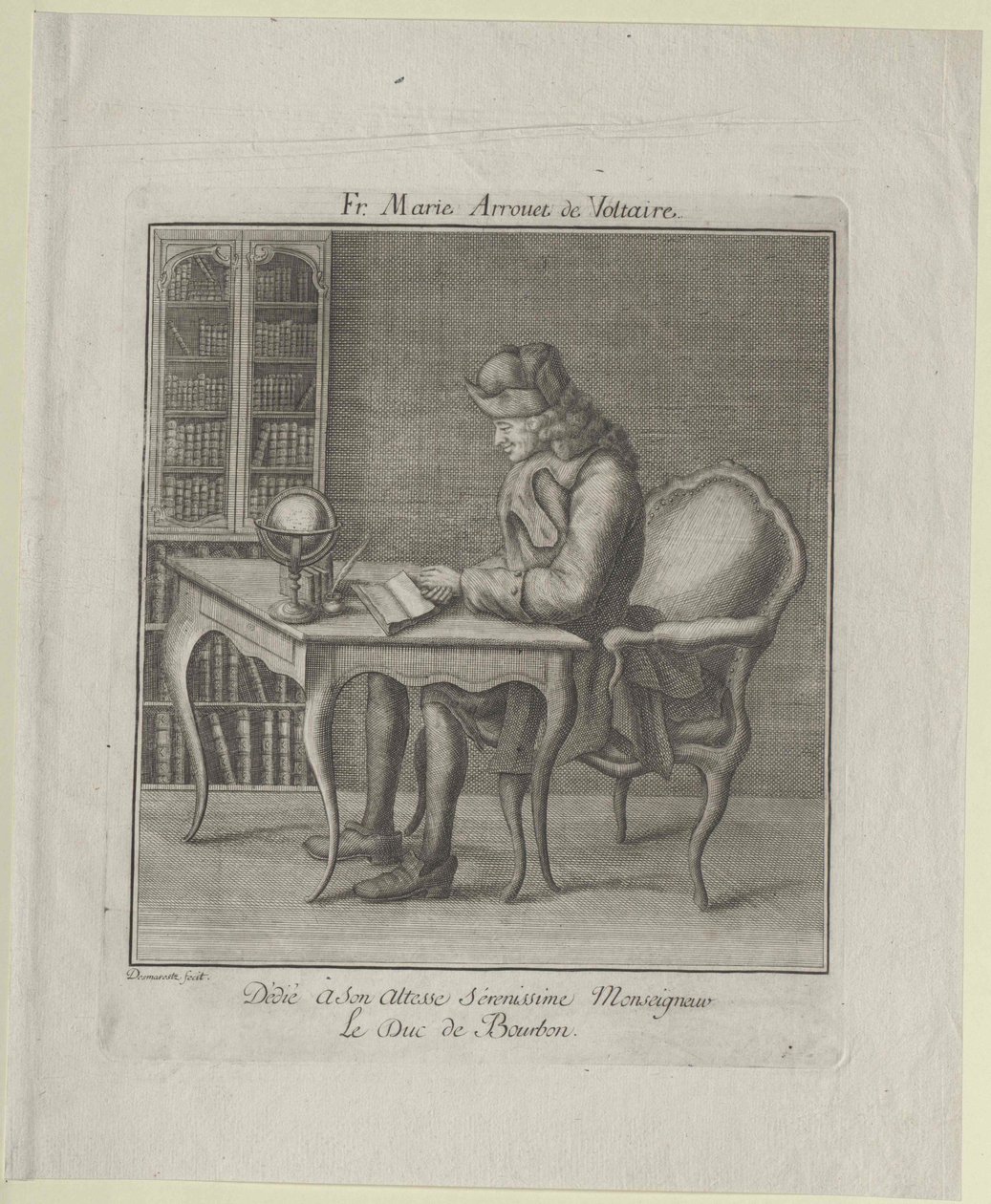 Fran006f0069s Marie Arouet Voltaire door Artist Unknown