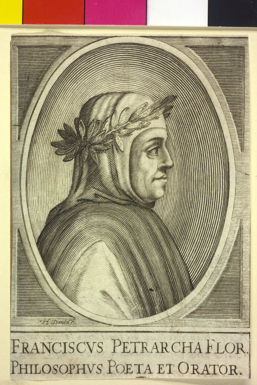 Francesco Petrarca door Artist Unknown
