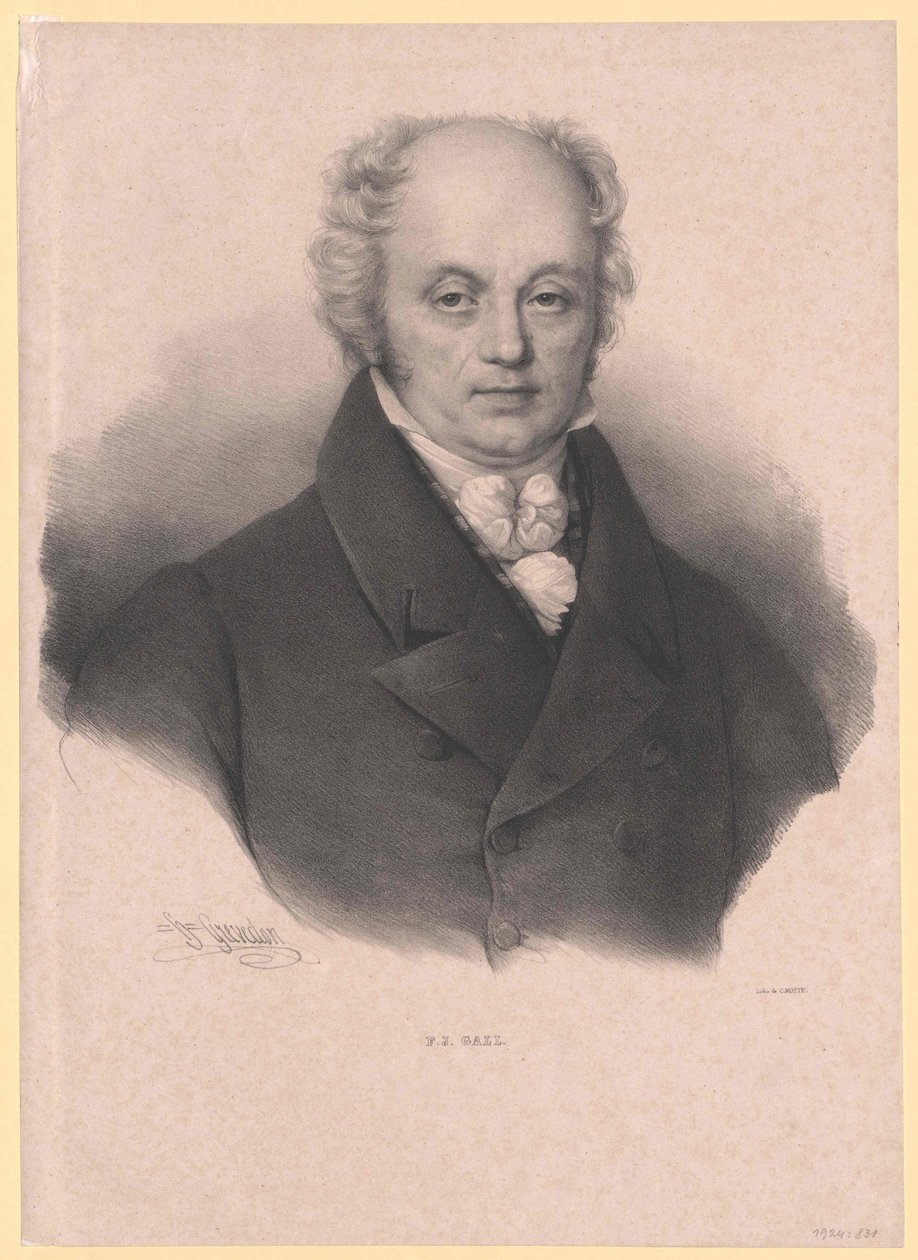 Franciscus Jozef Gall door Artist Unknown