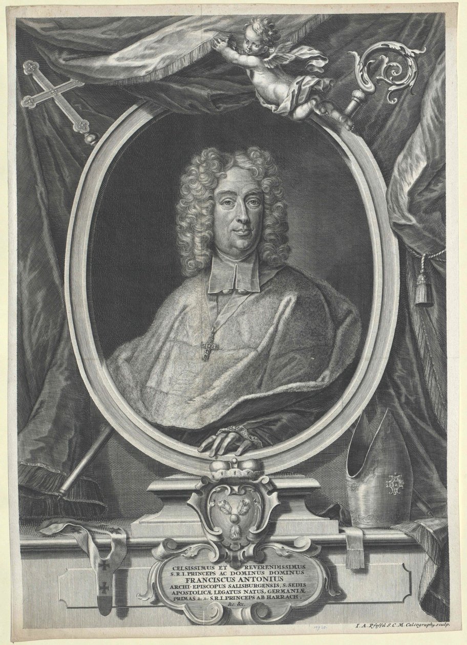 Franz Anton graaf Harrach door Artist Unknown