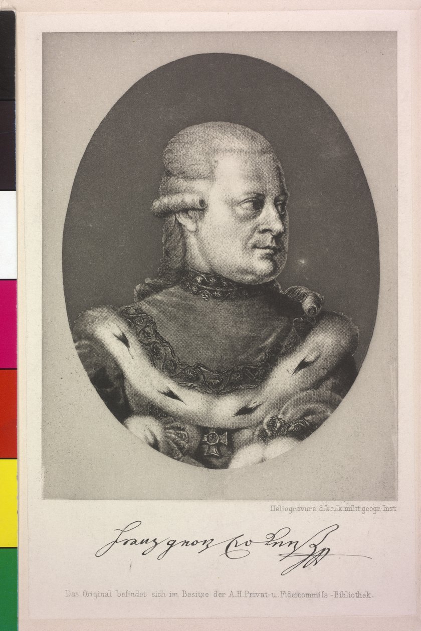 Franz George Ritter von Kees (druk) door Artist Unknown