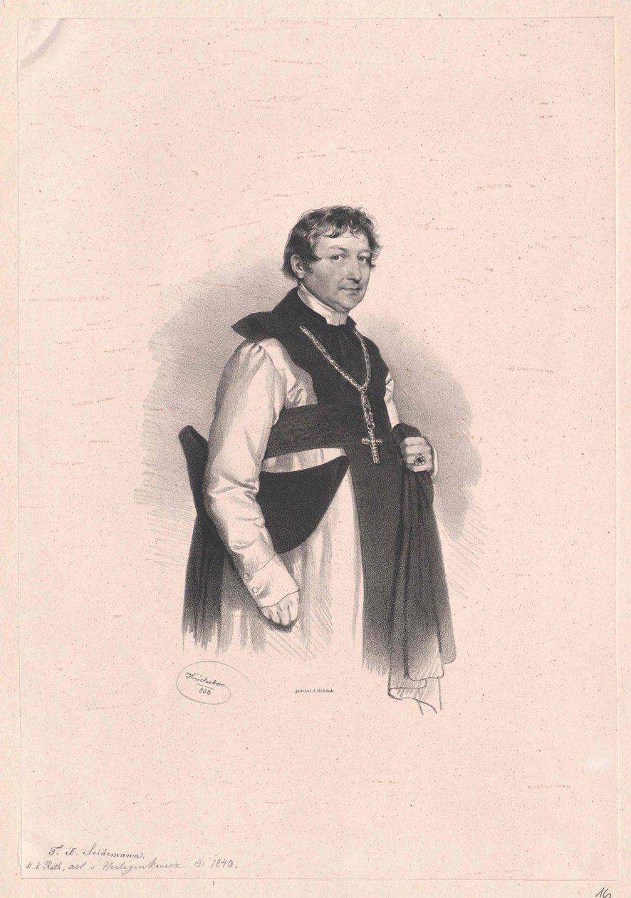 Franz Xavier Seidemann door Artist Unknown