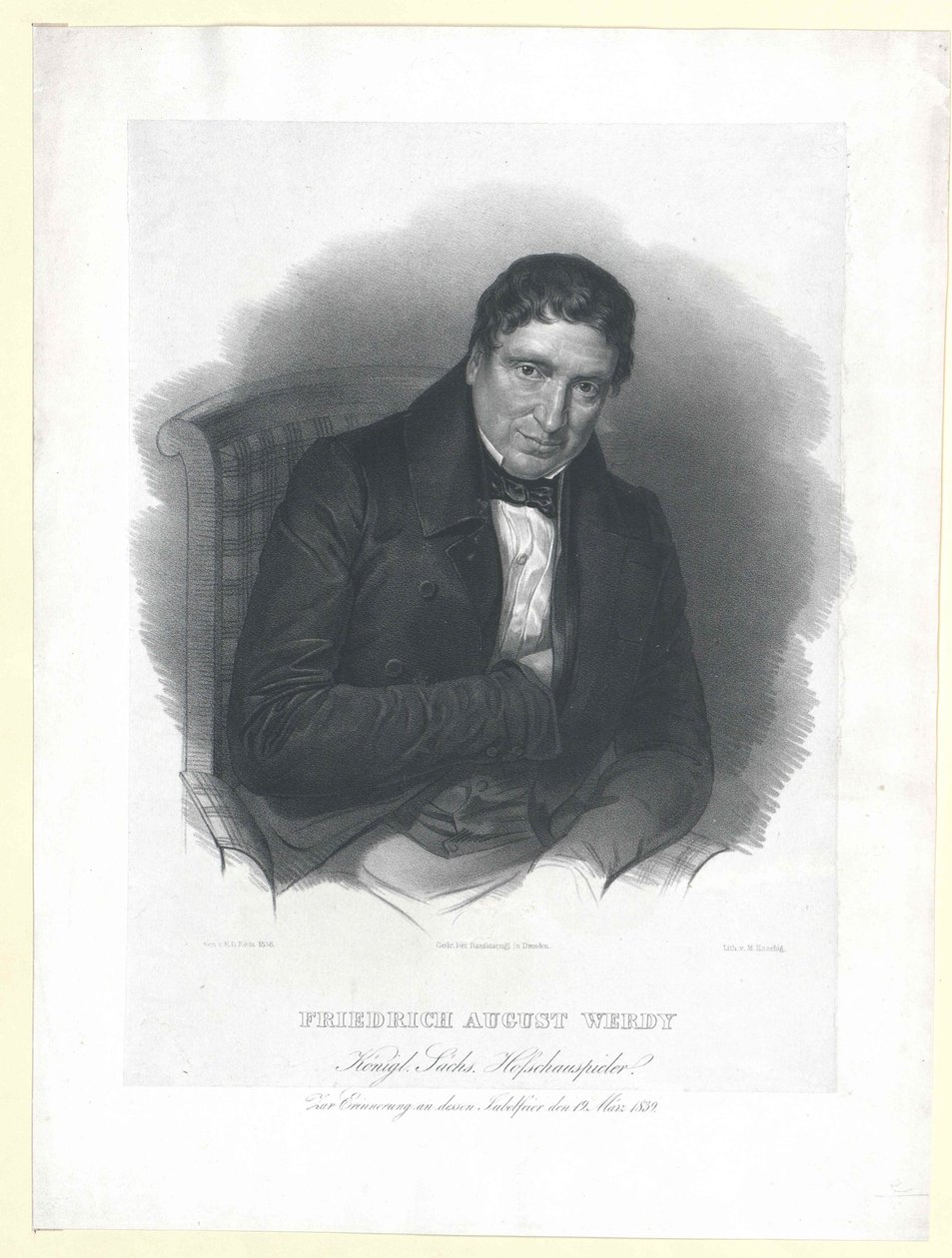 Frederick August Werdy door Artist Unknown