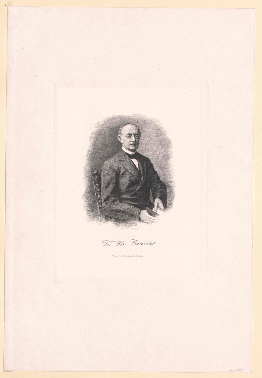 Frederick Theodor von Frerichs door Artist Unknown