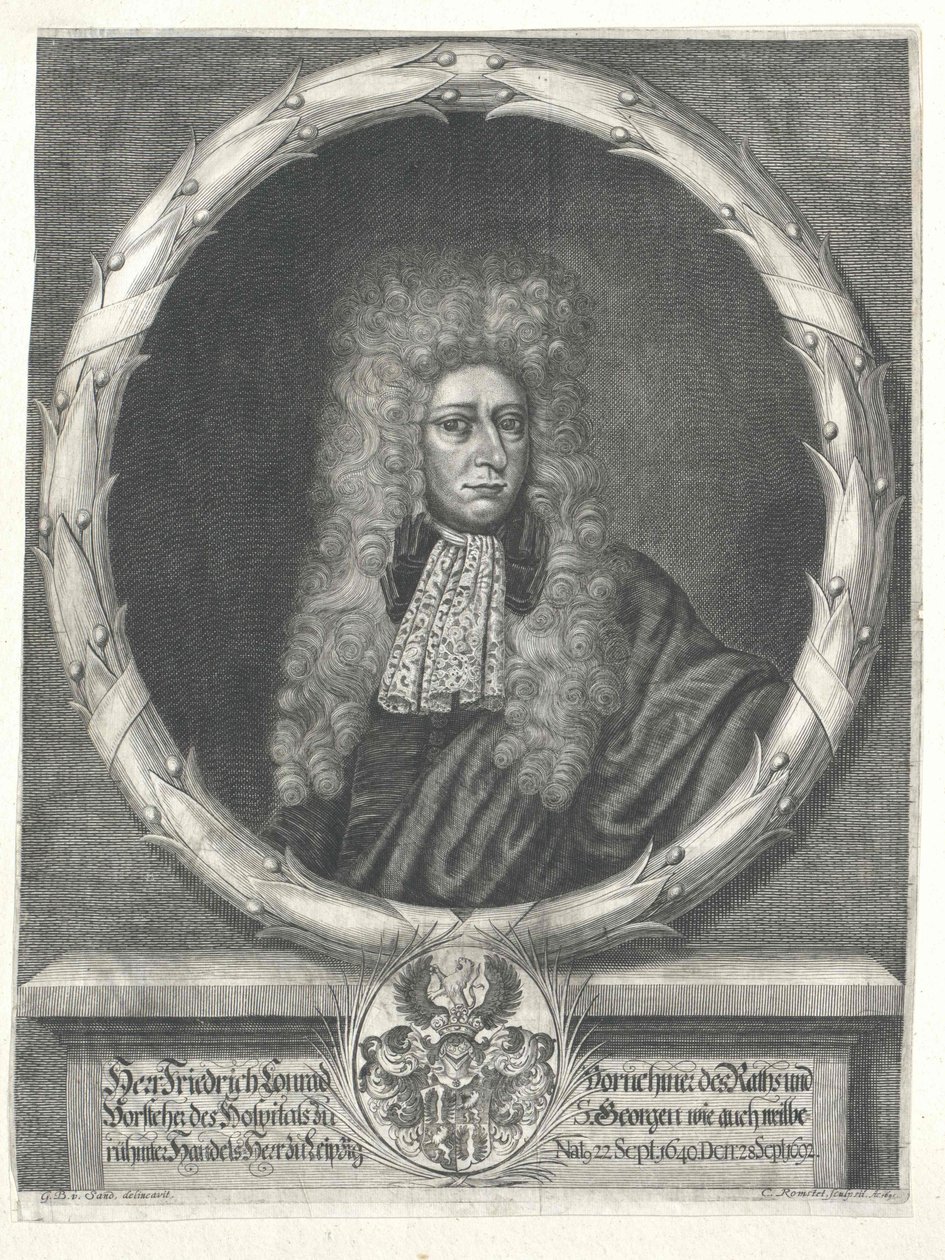 Friedrich Conrad (prent) door Artist Unknown