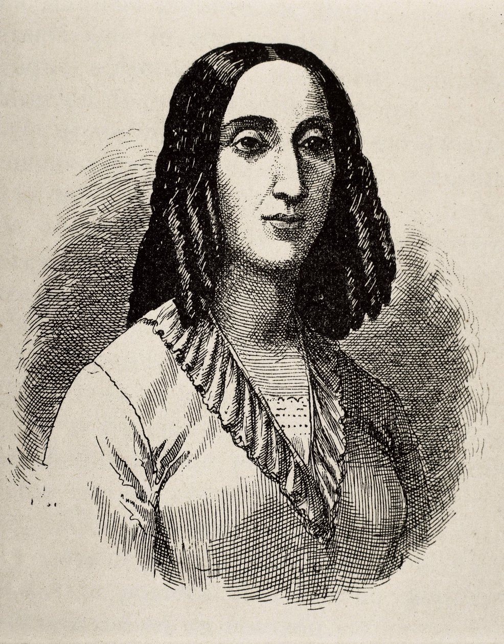 GORRITI, Juana Manuela (1818-1892). Argentijnse schrijfster. Gravure. door Artist Unknown