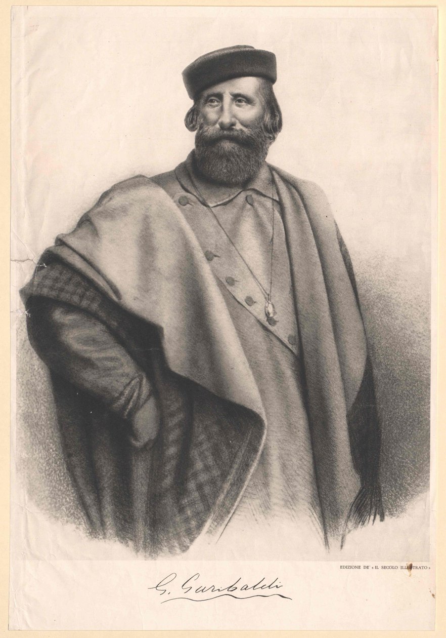 Giuseppe Garibaldi door Artist Unknown