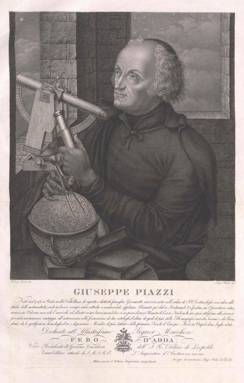 Giuseppe Piazzi door Artist Unknown