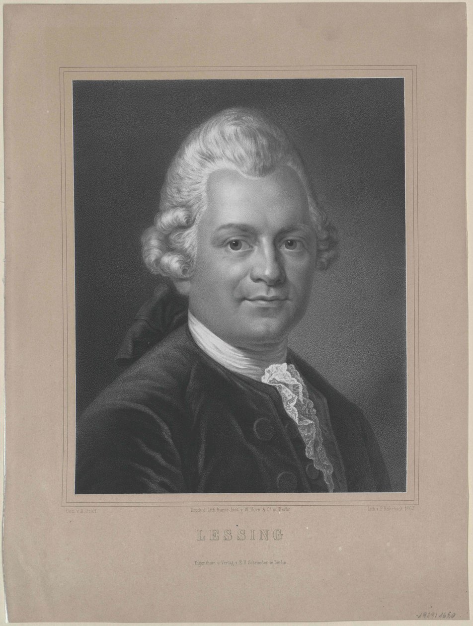 Gotthold Ephraim Lessing door Artist Unknown
