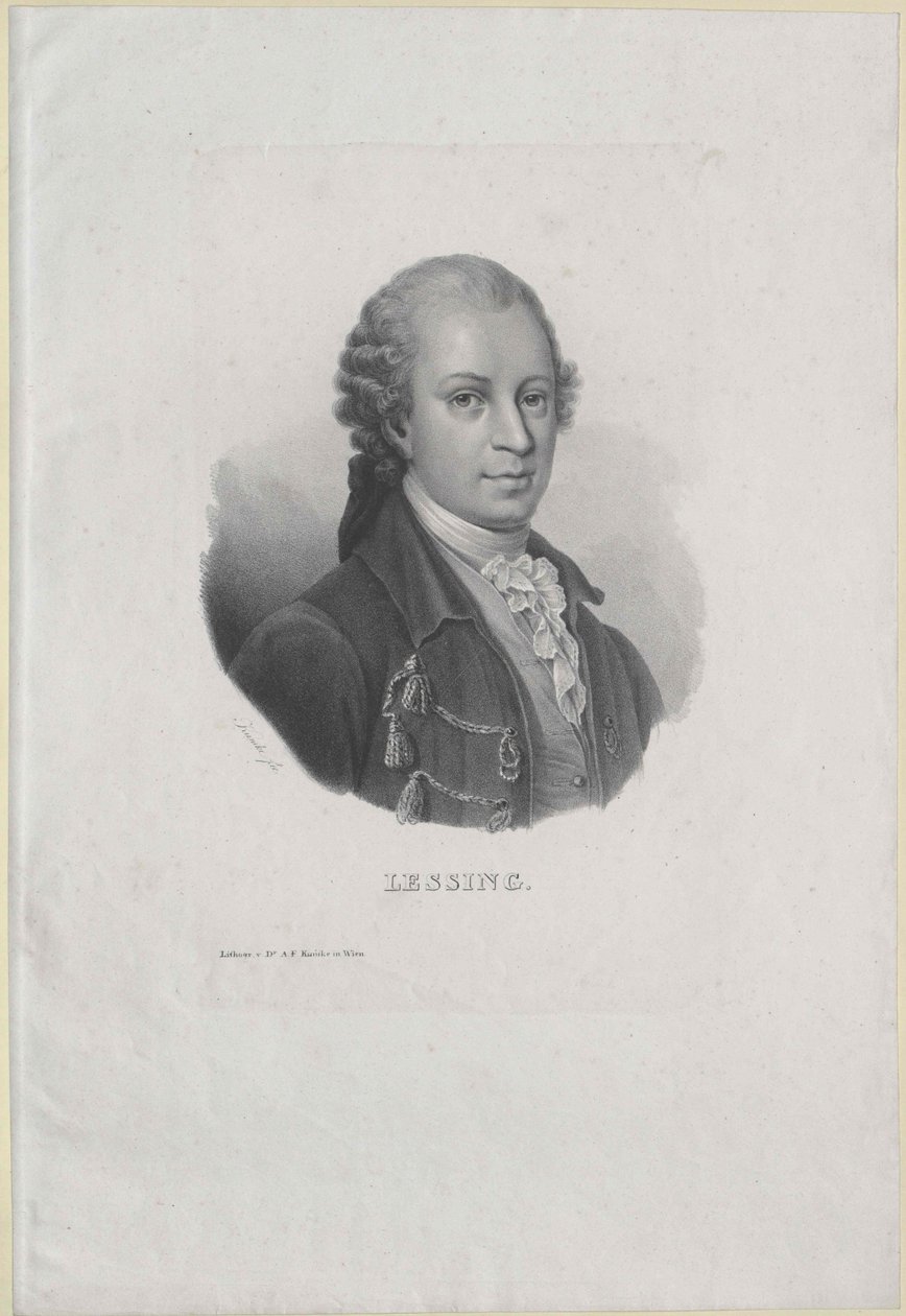 Gotthold Ephraim Lessing door Artist Unknown