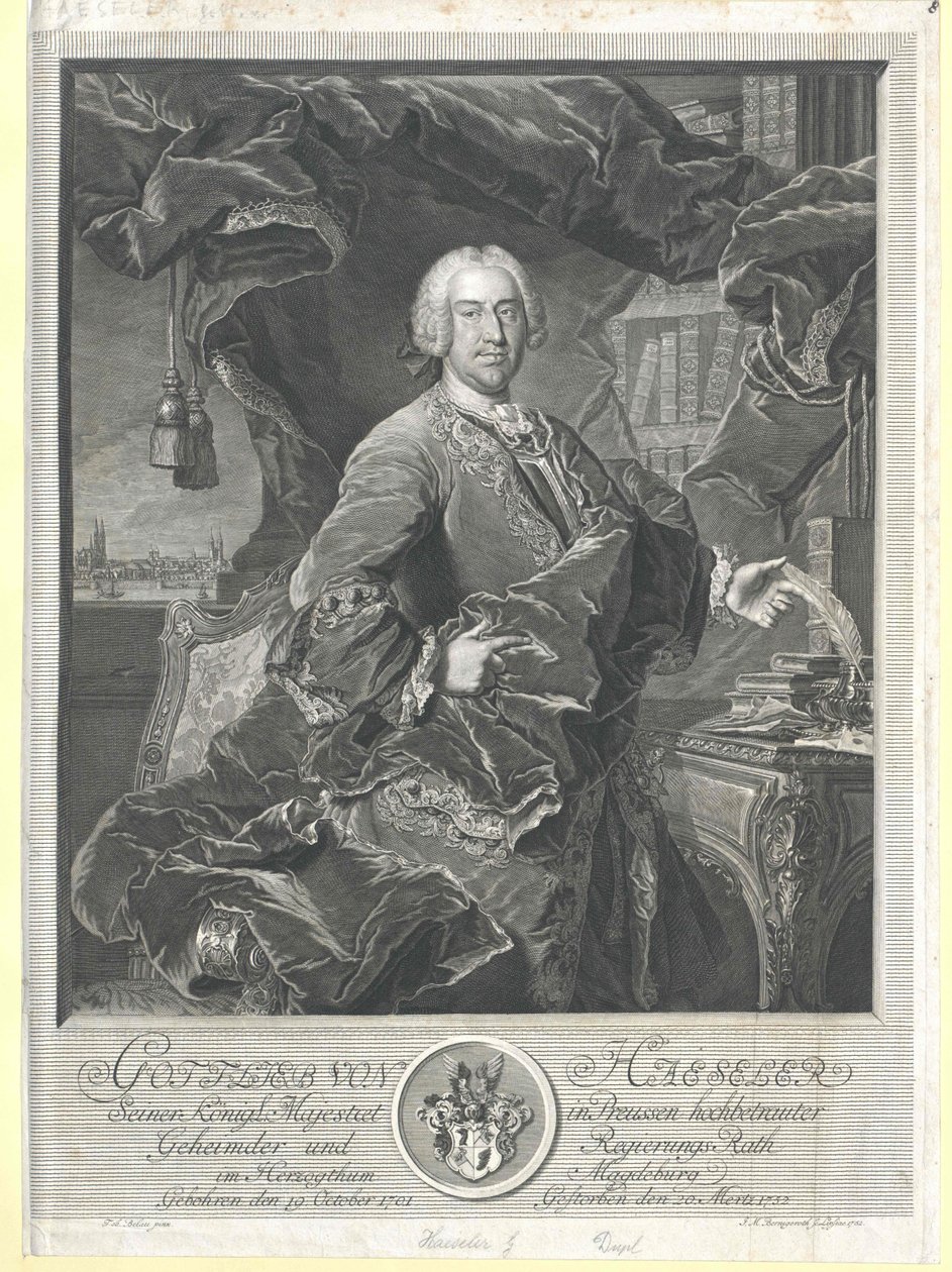 Gottlieb von Haeseler door Artist Unknown
