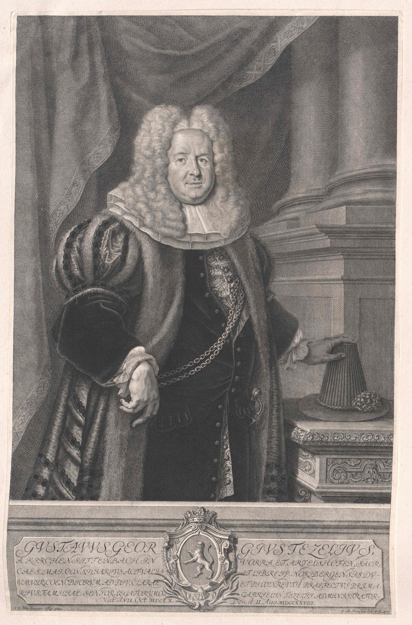 Gustav Georg Tetzel uit Kirchensittenbach door Artist Unknown