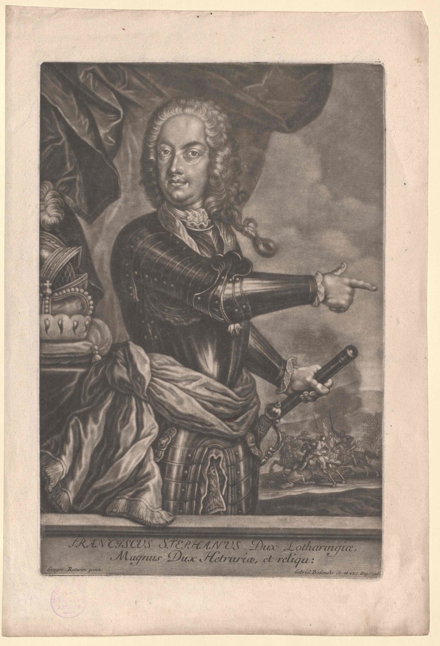 Heilige Roomse keizer Frans I door Artist Unknown