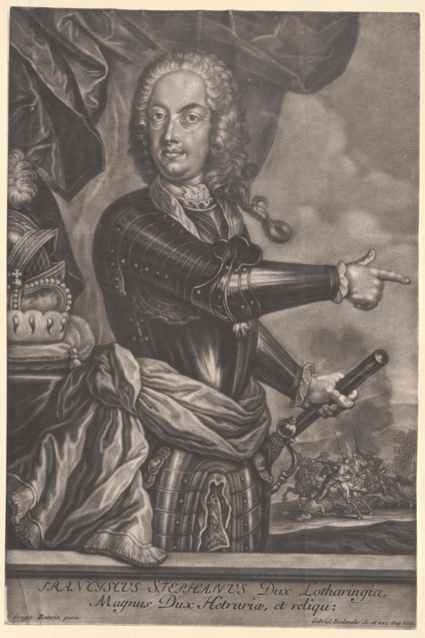Heilige Roomse keizer Frans I door Artist Unknown