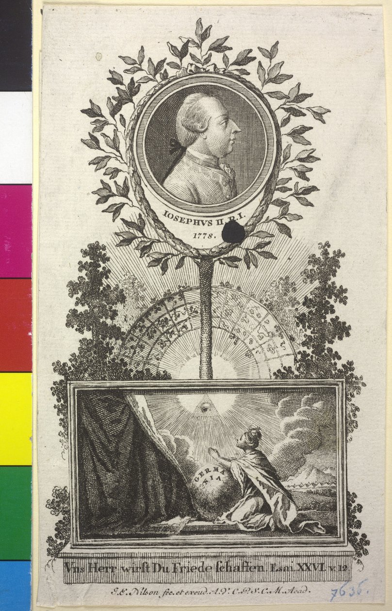Heilige Roomse keizer Jozef II door Artist Unknown