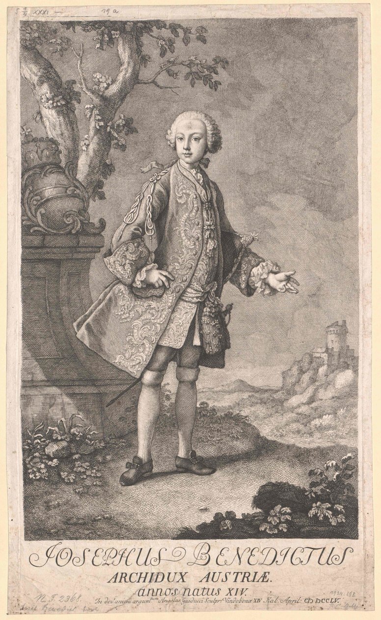 Heilige Roomse keizer Jozef II door Artist Unknown
